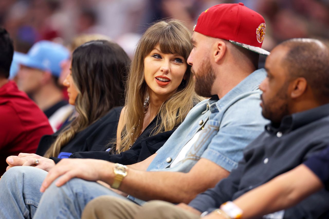 Taylor Swift and Travis Kelce.Credit: Gregory Shamus/Getty