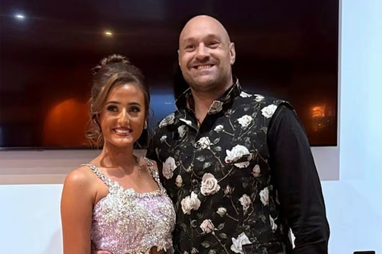 A photo of Tyson Fury and Venezuela Fury.Credit: Paris Fury/Instagram