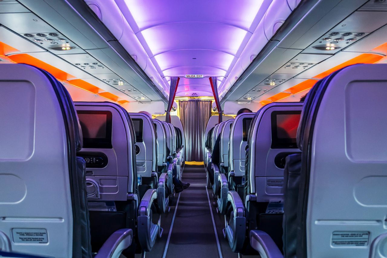 Airplane cabin (stock image)Credit: Getty