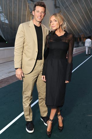 Matt Kaplan and Alex Cooper at 'Prelude To The Olympics' on July 25, 2024 in Paris, France.Credit: Arnold Jerocki/Getty