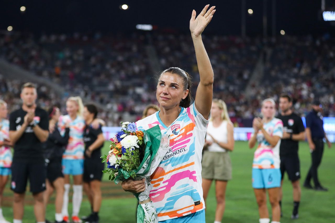 Alex Morgan during a San Diego Wave FC game in September 2024Credit: Meg Oliphant/Getty