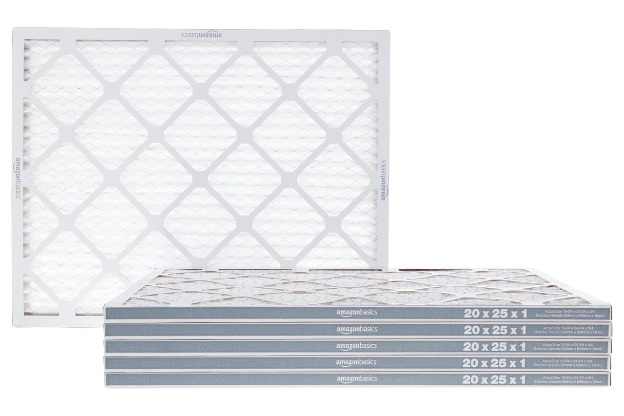 Amazon Basics 20x25x1 Air Filter 6-Pack Credit: Amazon