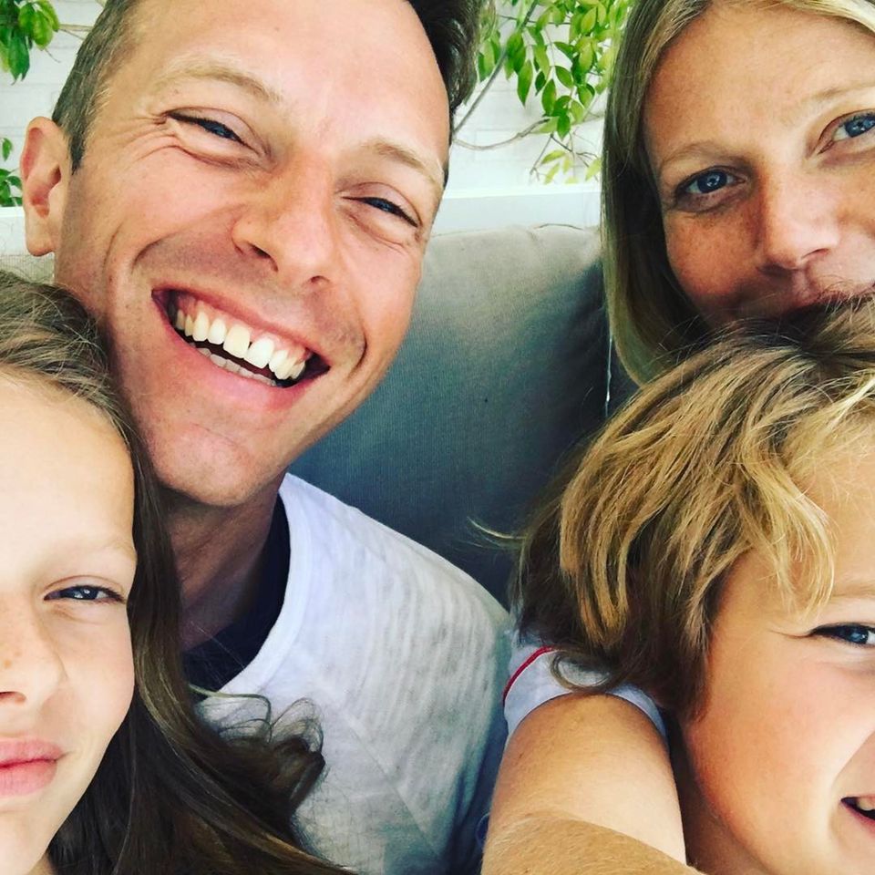 Apple Martin, Chris Martin, Gwyneth Paltrow and Moses MartinCredit: Gwyneth Paltrow/Instagram