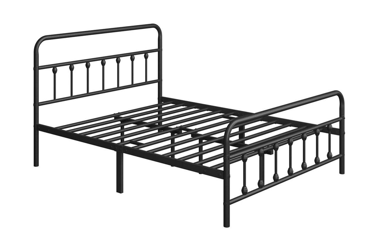 August Grove Classic Iron Platform Bed Credit: Wayfair