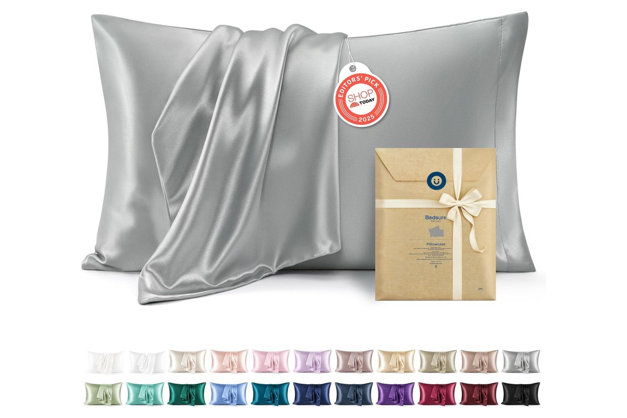 Bedsure Satin Pillowcase Credit: Amazon