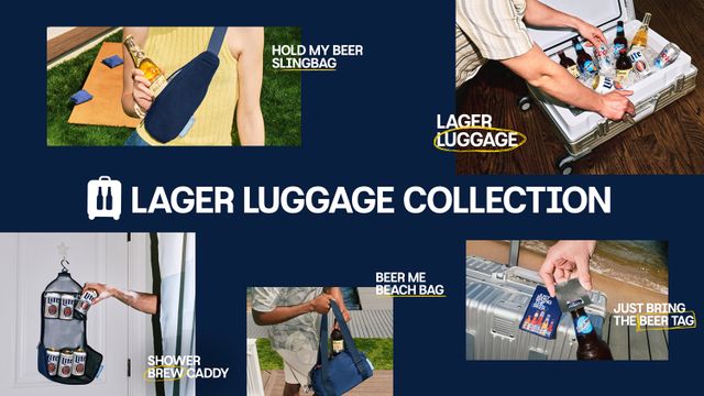 The Lager Luggage CollectionCredit: Molson Coors