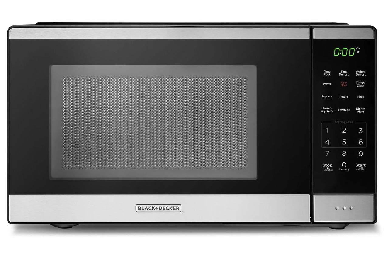 BLACK+DECKER Countertop Microwave Oven 0.9 Cu Ft Credit: Amazon