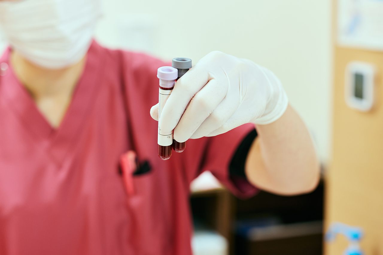 A nurse with blood samples (stock image).Credit: getty