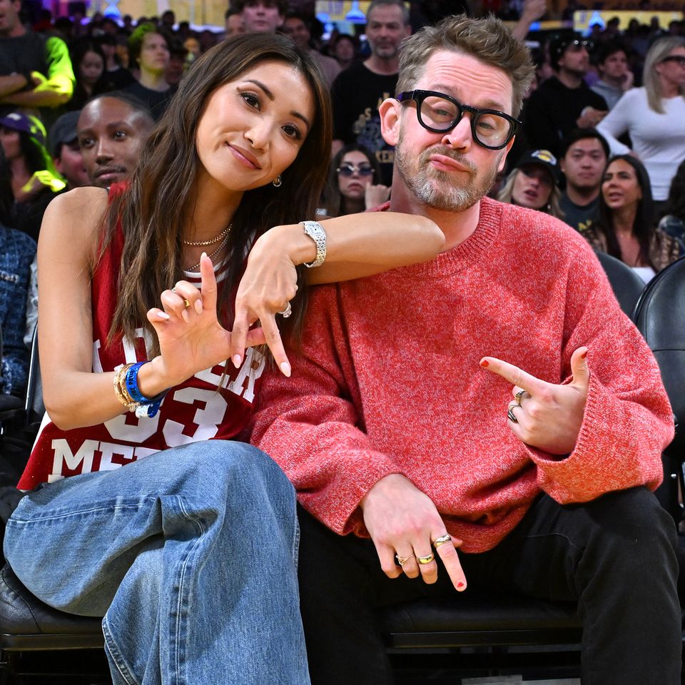 Brenda Song and Macaulay CulkinCredit: Allen Berezovsky/Getty