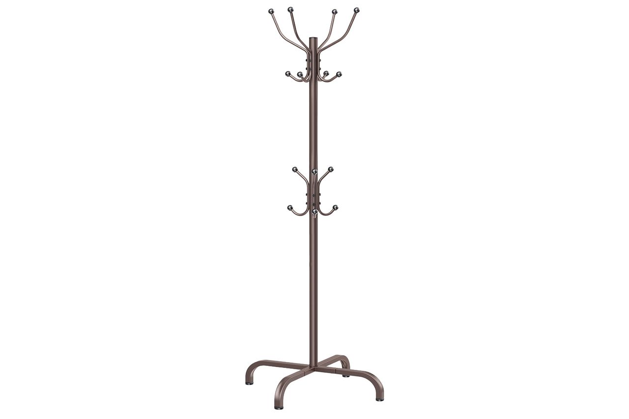 Freestanding Coat Rack,14- Hook Coat Rack,Steel Coat Racks, 3 Height Options,Arc Shaped Home Coat Hanger,Suitable for Bedrooms , Entryways and Hallway,for Storing Coats, Hats, and Bags. By Charlton Home® Credit: Wayfair