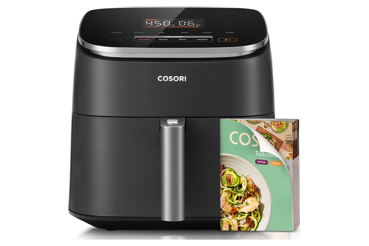 Cosori 9-in-1 TurboBlaze Air Fryer 6 Qt, PFAS-Free Ceramic Coating Credit: Amazon