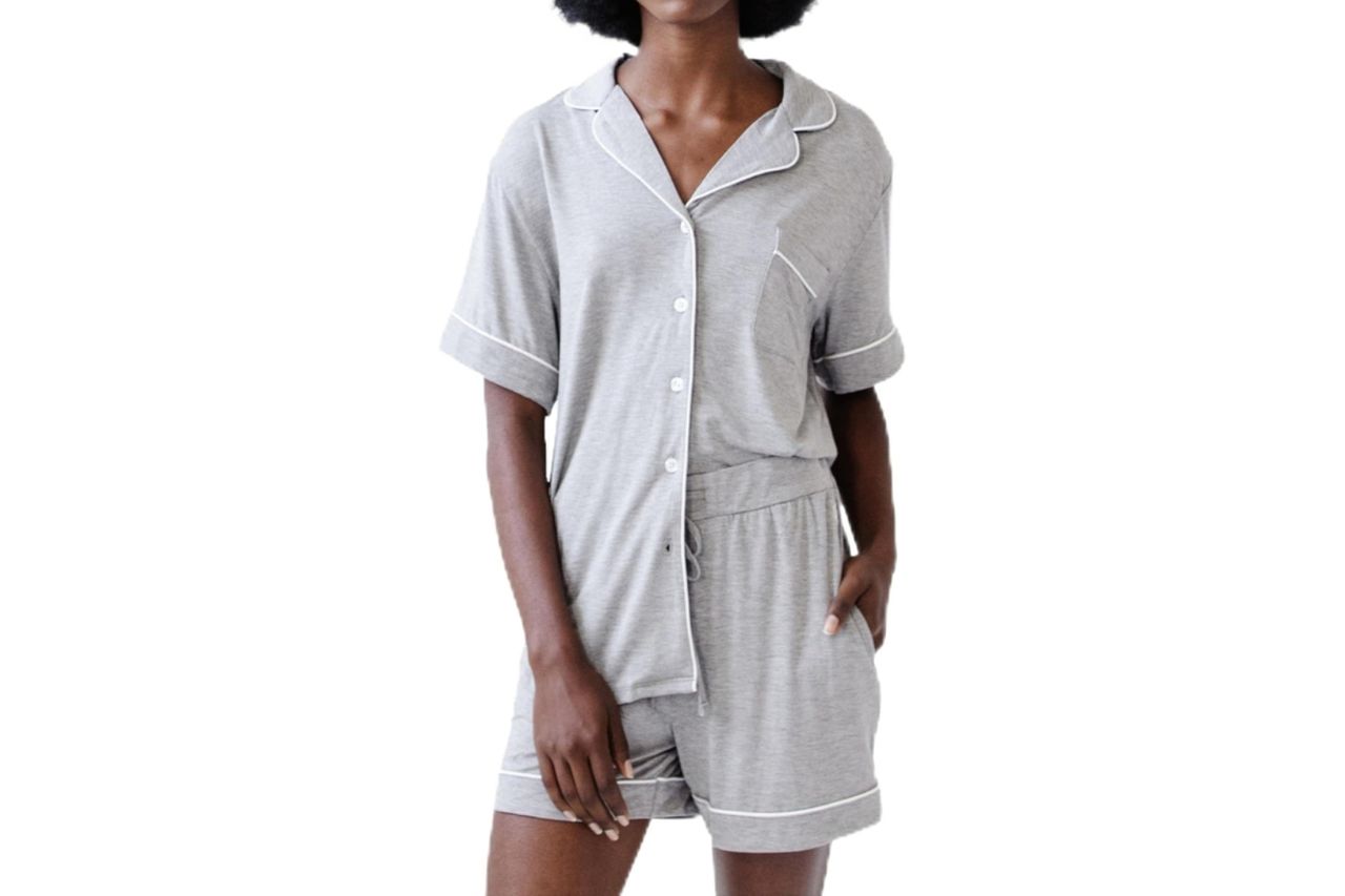 Cozy Earth Women’s Short Sleeve Pajama Set Credit: Amazon