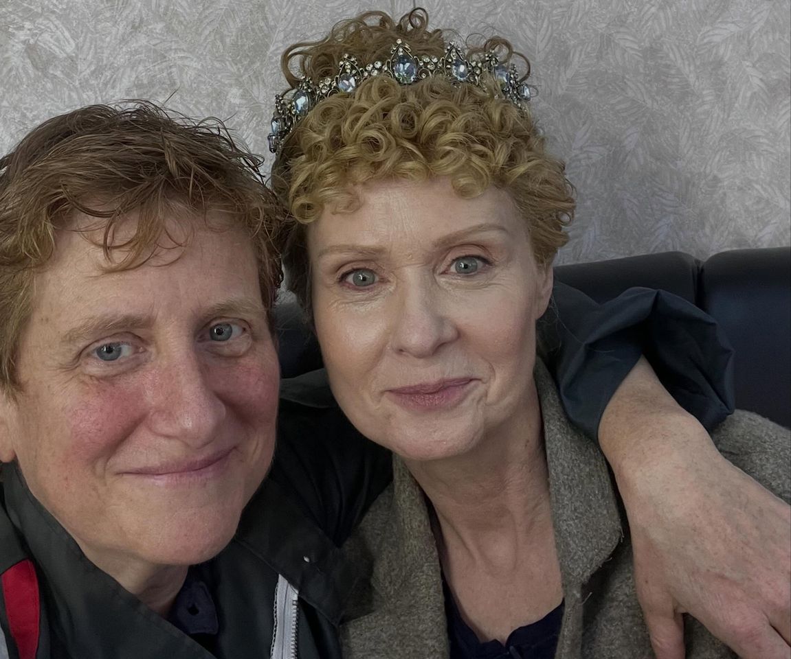 Christine Marinoni and Cynthia NixonCredit: cynthiaenixon/Instagram