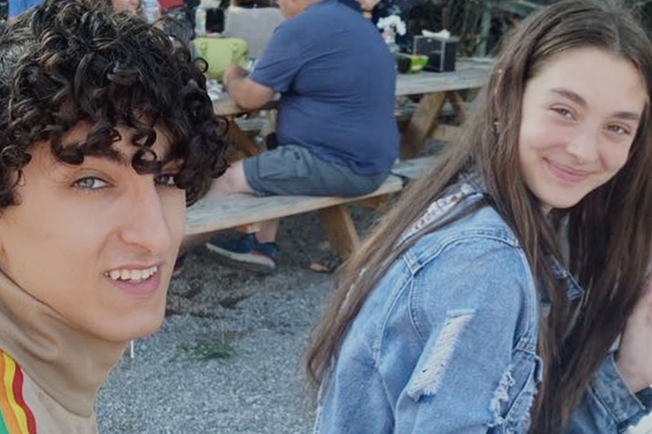 Dom Russo and Mackenzie Shirilla in The Crash.Credit: Courtesy of Netflix