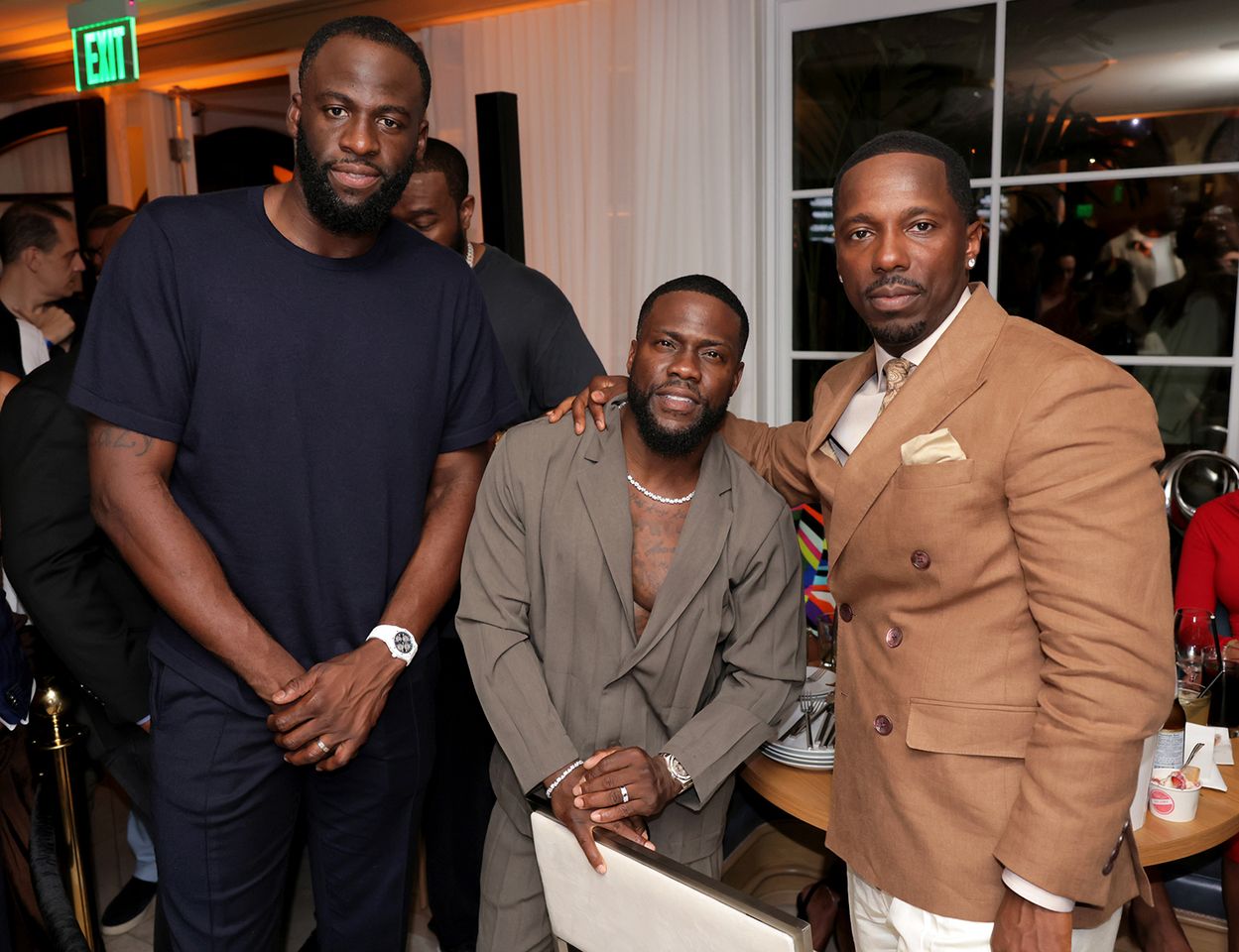 Draymond Green, Kevin Hart and Rich PaulCredit: Alekandra London/Getty