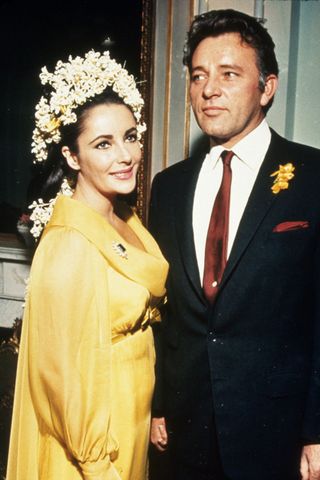 Elizabeth Taylor at her wedding to Richard Burton on March 15th, 1964.Credit: Snap/Shutterstock