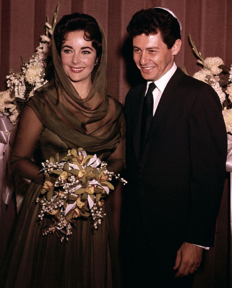 Eddie Fisher and Elizabeth Taylor are shown after their wedding in 1959.Credit: Bettmann