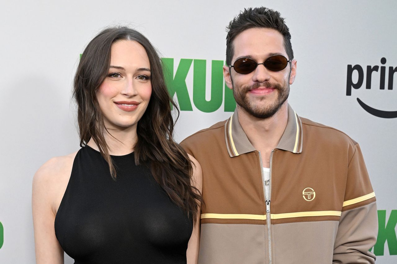 Elsie Hewitt and Pete Davidson in July 2025Credit: Axelle/Bauer-Griffin/FilmMagic