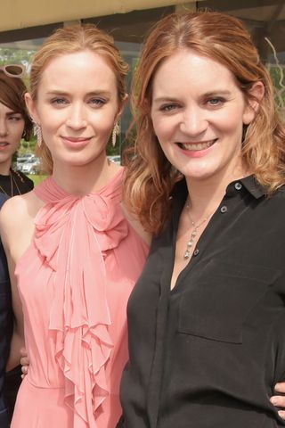 Emily Blunt and Felicity Blunt attend the Audi Polo Challenge on May 31, 2015 in London, England.Credit: David M. Benett/Getty