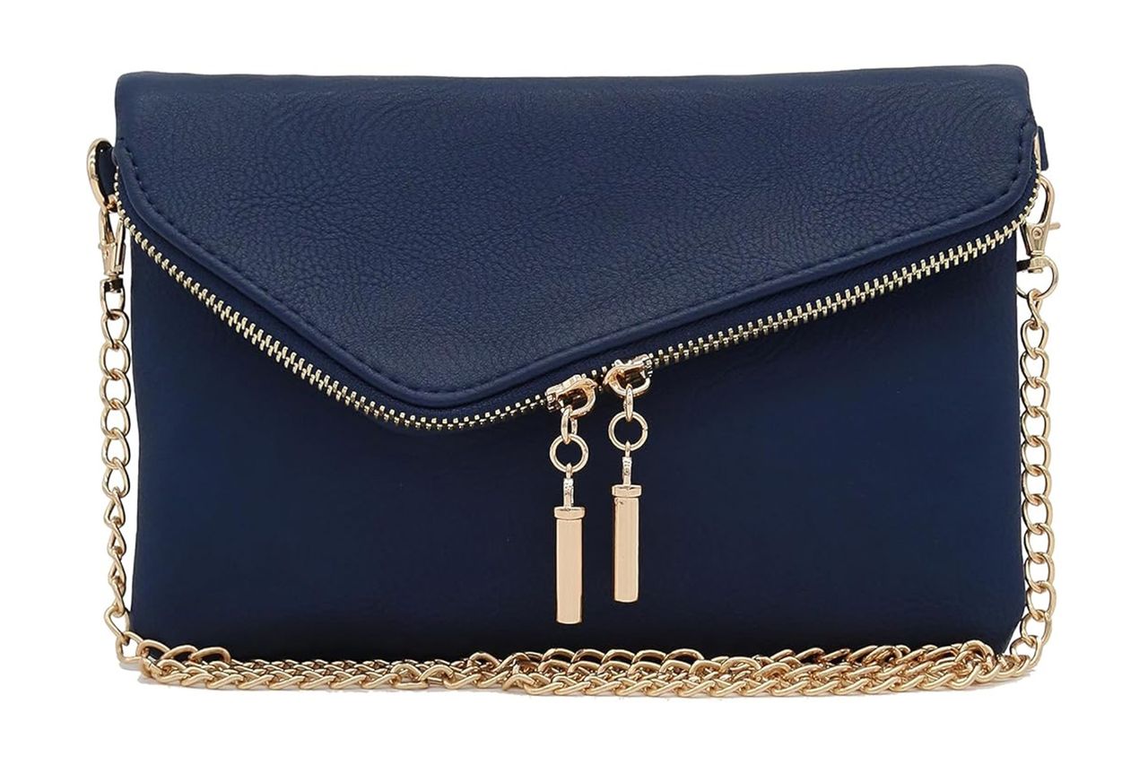 FashionPuzzle Envelope Wristlet Clutch Crossbody Bag Credit: Amazon