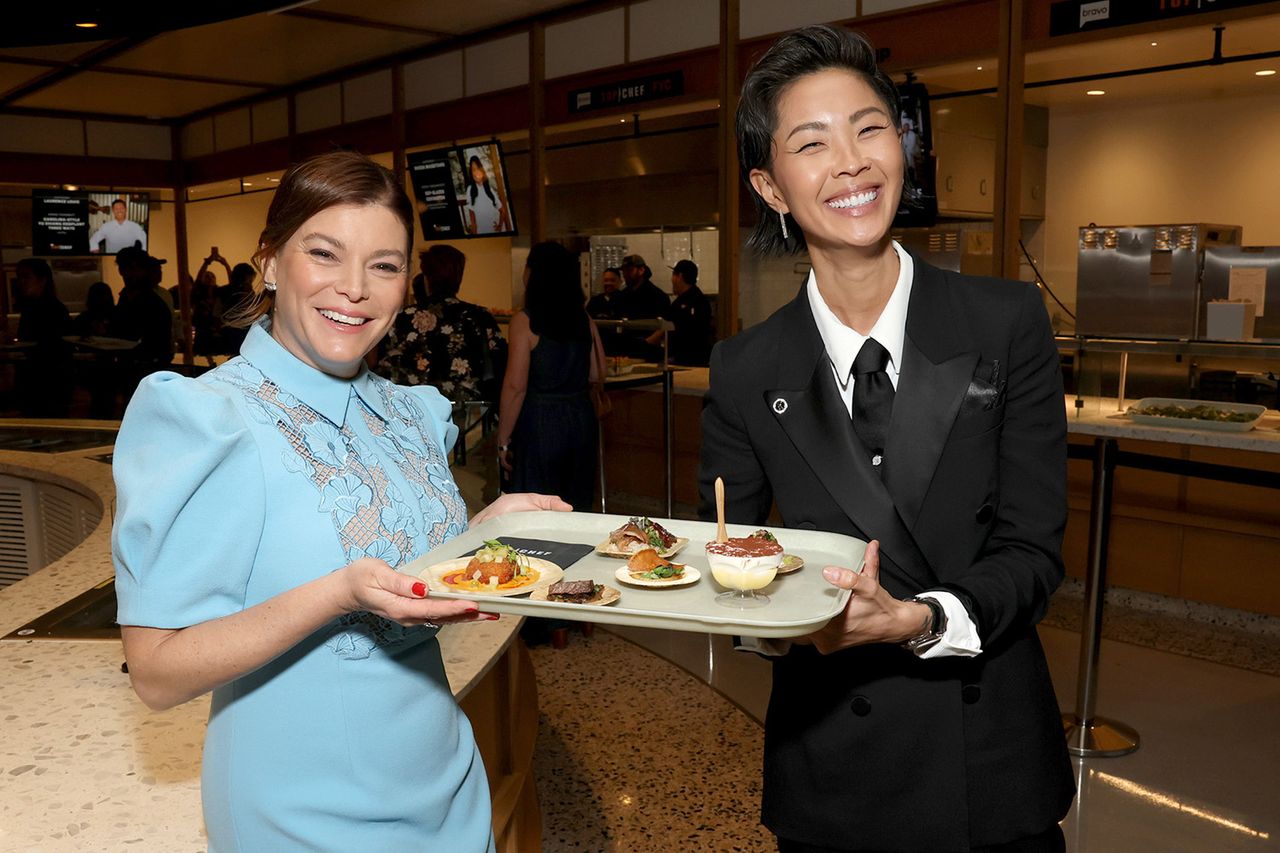 Gail Simmons and Kristen KishCredit: Todd Williamson/NBC