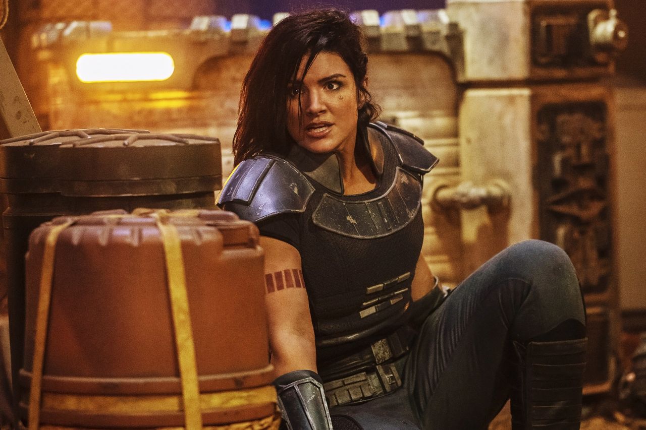 Gina Carano in The Mandalorian.Credit: ©Disney+/Lucasfilm / courtesy Everett Collection