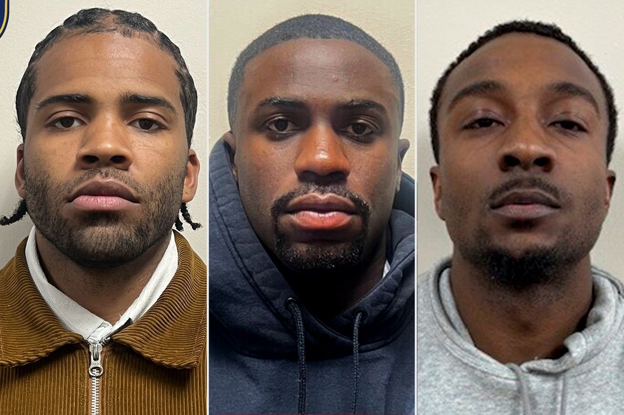 From left: Isaiah Smith, Caleb McCray and Kyle ThurmanCredit: Baton Rouge Police Department via AP (3)