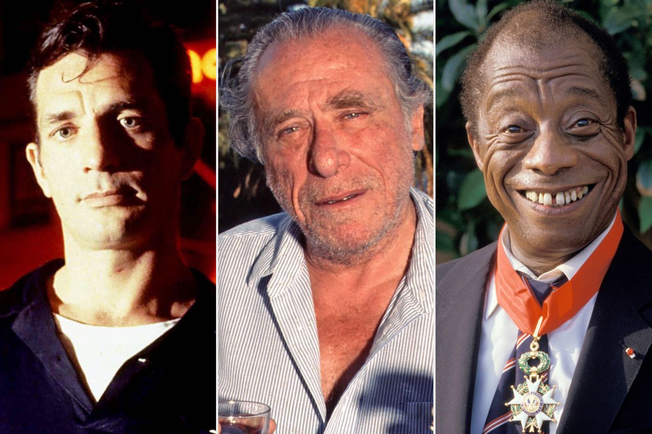 From left: Jack Kerouac, Charles Bukowski and James BaldwinCredit: Jerome /Globe Photos/ZUMA Press Wire/Shutterstock; Elisa Leonelli/Shutterstock; Art SEITZ/Gamma-Rapho via Getty