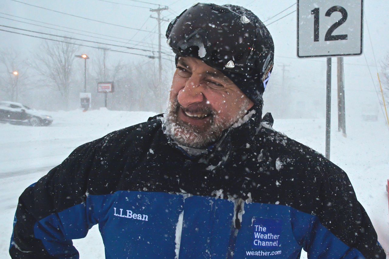 Jim Cantore in 2017Credit: Chris Christo/MediaNews Group/Boston Herald via Getty