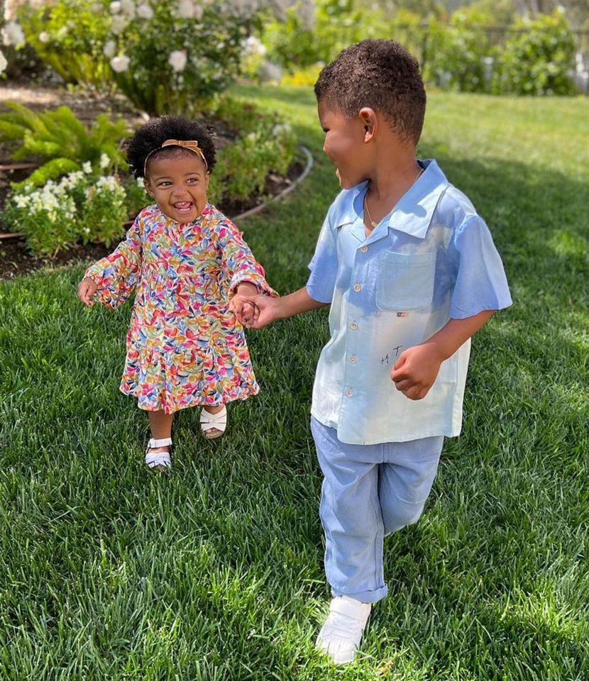 Kaori Hart and Kenzo HartCredit: Eniko Parrish Instagram