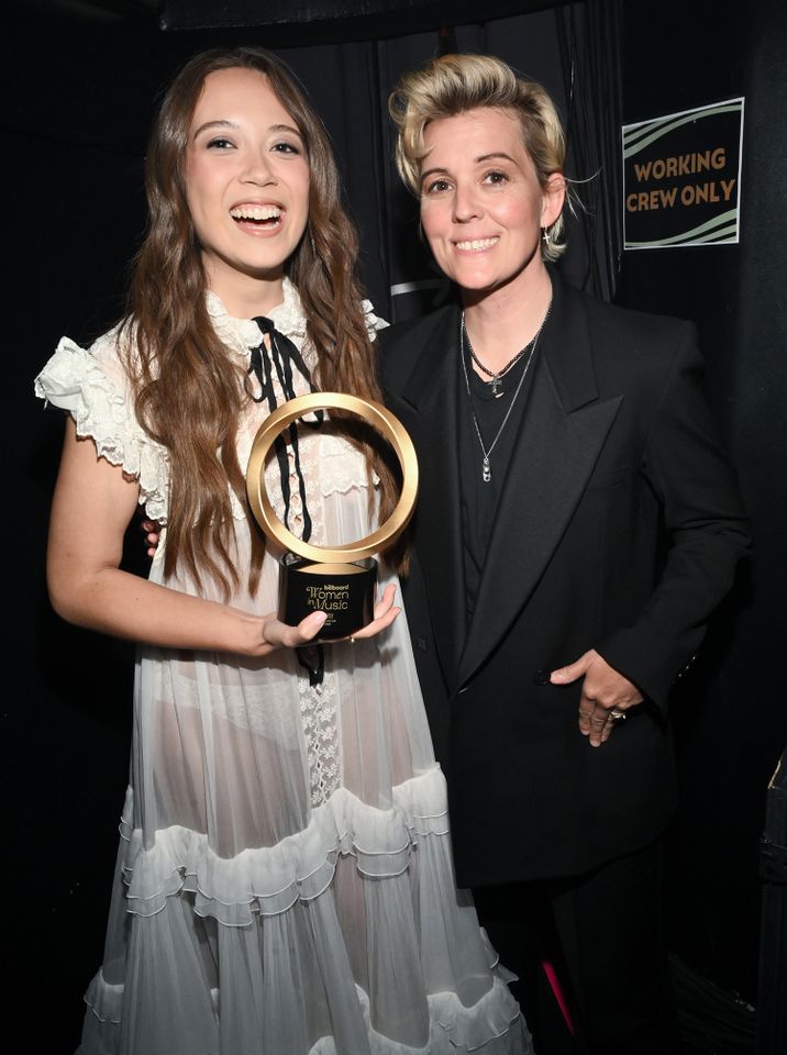 Laufey and Brandi CarlileCredit: Michael Buckner/Billboard via Getty