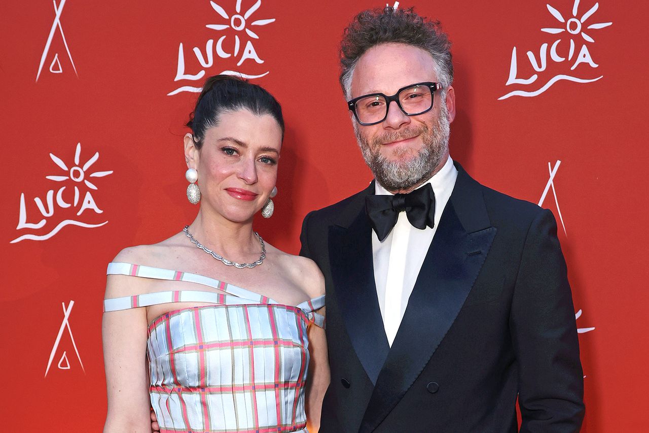 Lauren Miller Rogen and Seth Rogen at the Cannes Film Festival's 'Tangles' after-party on May 14Credit: Max Cisotti/Dave Benett/Getty