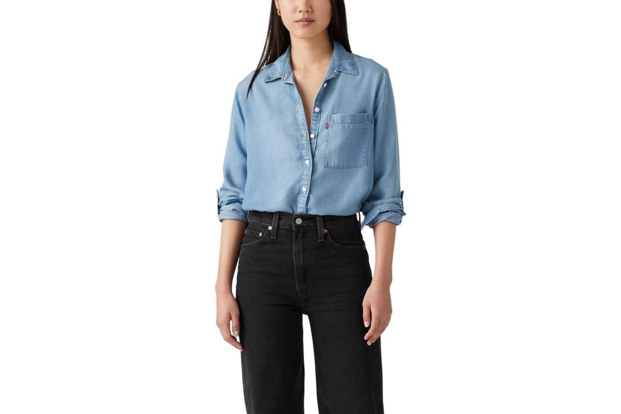 levis womens darlene utitlity shirt Credit: Amazon