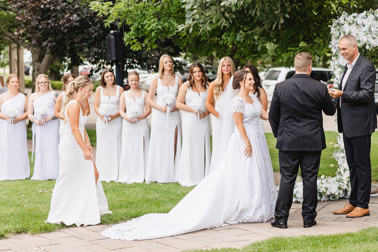 Maddy Craft during her wedding ceremonyCredit: Courtesy Meagan Elizabeth Photography