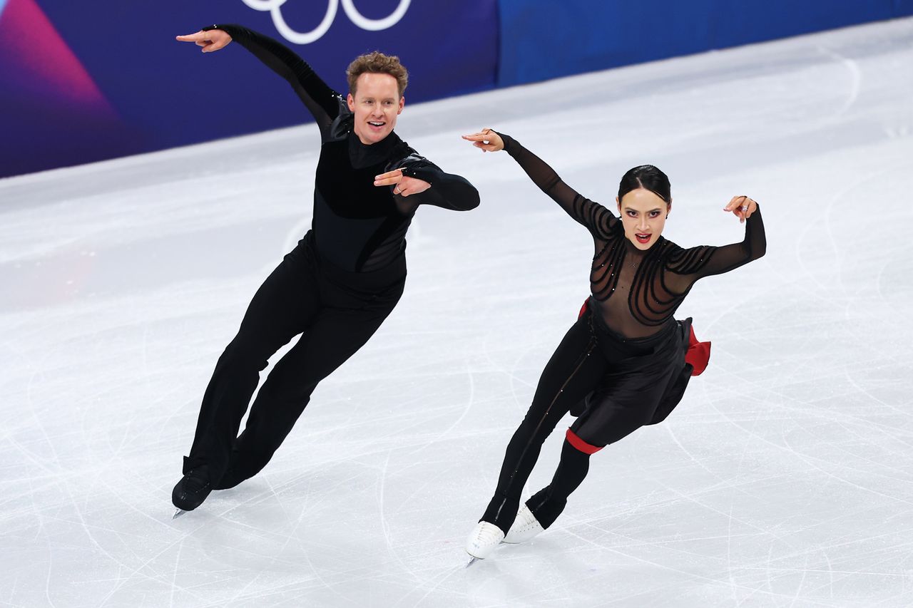 Madison Chock and Evan Bates of Team United States attend an Ice Dance training session ahead of the Milano-Cortina 2026 Olympic Winter Games on February 2, 2026 in Milan, Italy. Madison Chock and Evan Bates during 2026 Winter GamesCredit: Tang Xinyu/VCG via Getty
