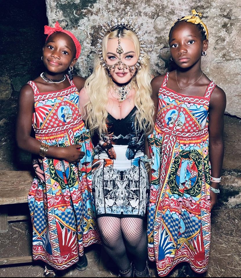 Maddona with her daughtersCredit: Madonna Instagram