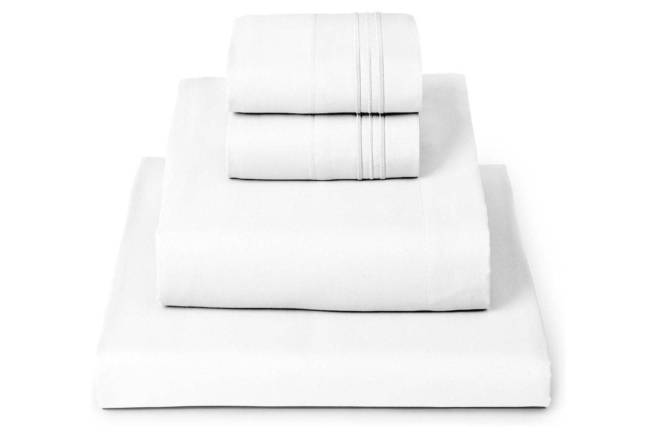 Mellanni Queen Sheets Set - 4 PC Iconic Collection Bedding Credit: Amazon