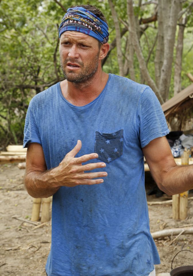 Mike Holloway on 'Survivor: Worlds Apart — White Collar vs. Blue Collar vs. No Collar' (season 30) in 2015Credit: Monty Brinton/CBS via Getty