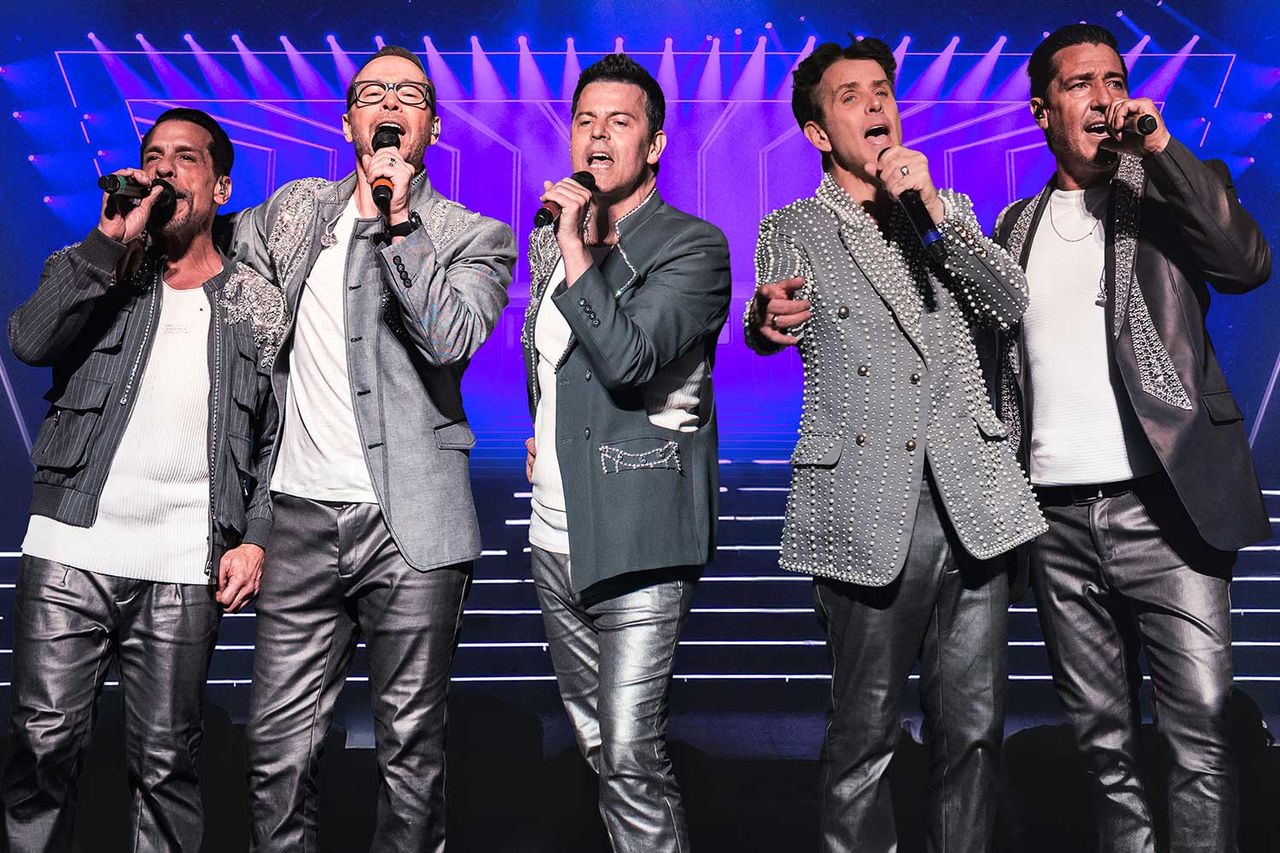 New Kids On The Block perform during their New Kids on the Block performing at their Las Vegas residency in 2025Credit: Live Nation