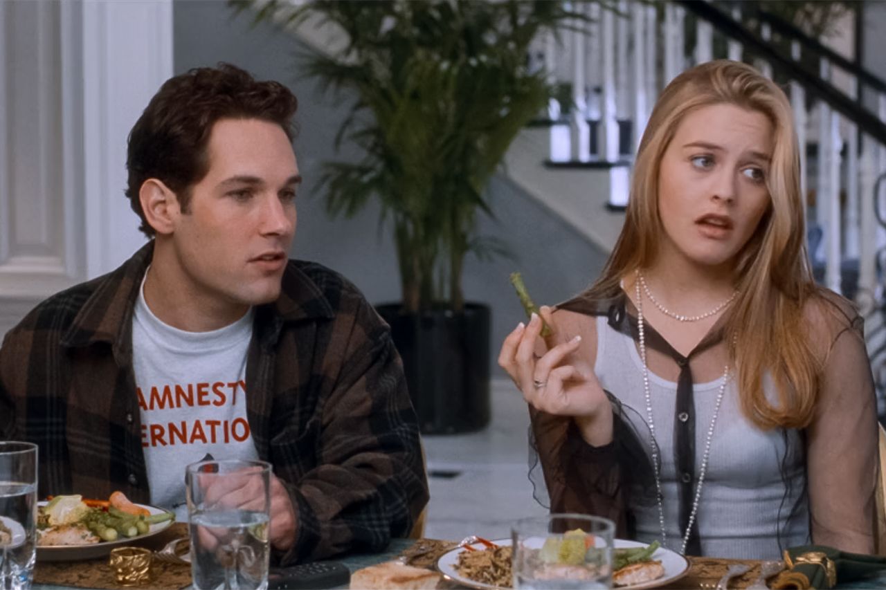 Paul Rudd and Alicia Silverstone in 'Clueless'Credit: Paramount