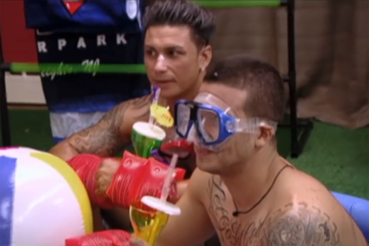 Pauly D and Vinny Guadagnino in Jersey ShoreCredit: MTV