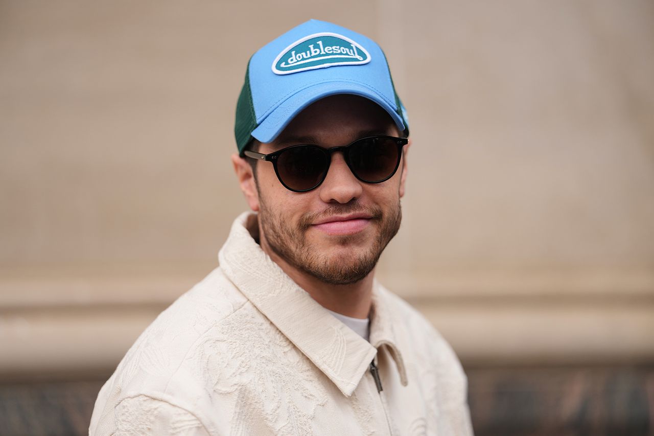 Pete Davidson outside Cult Gaia during New York Fashion WeekCredit: Edward Berthelot/Getty
