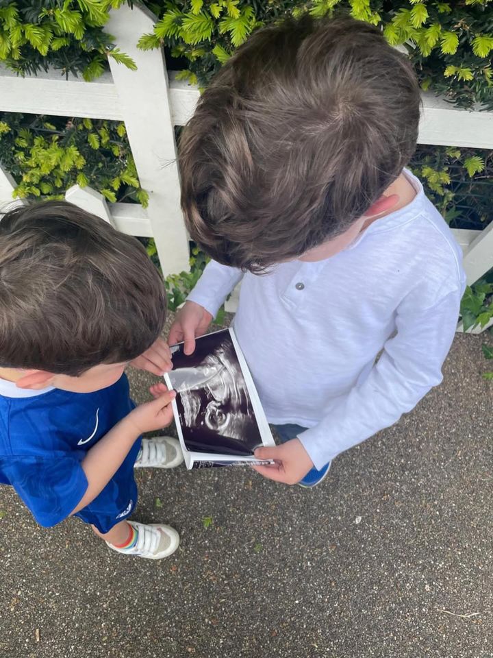 Ernest Brooksbank and August Brooksbank in a photo Princess Eugenie posted on May 4, 2026.Credit: Princess Eugenie/Instagram