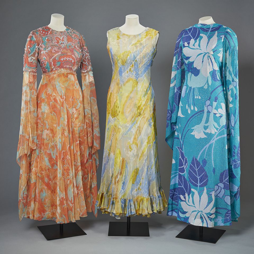 A set of evening gowns by Ian Thomas are included in the showCredit: Royal Collection Enterprises Limited 2025 | Royal Collection Trust. Photographer: Jon Stokes