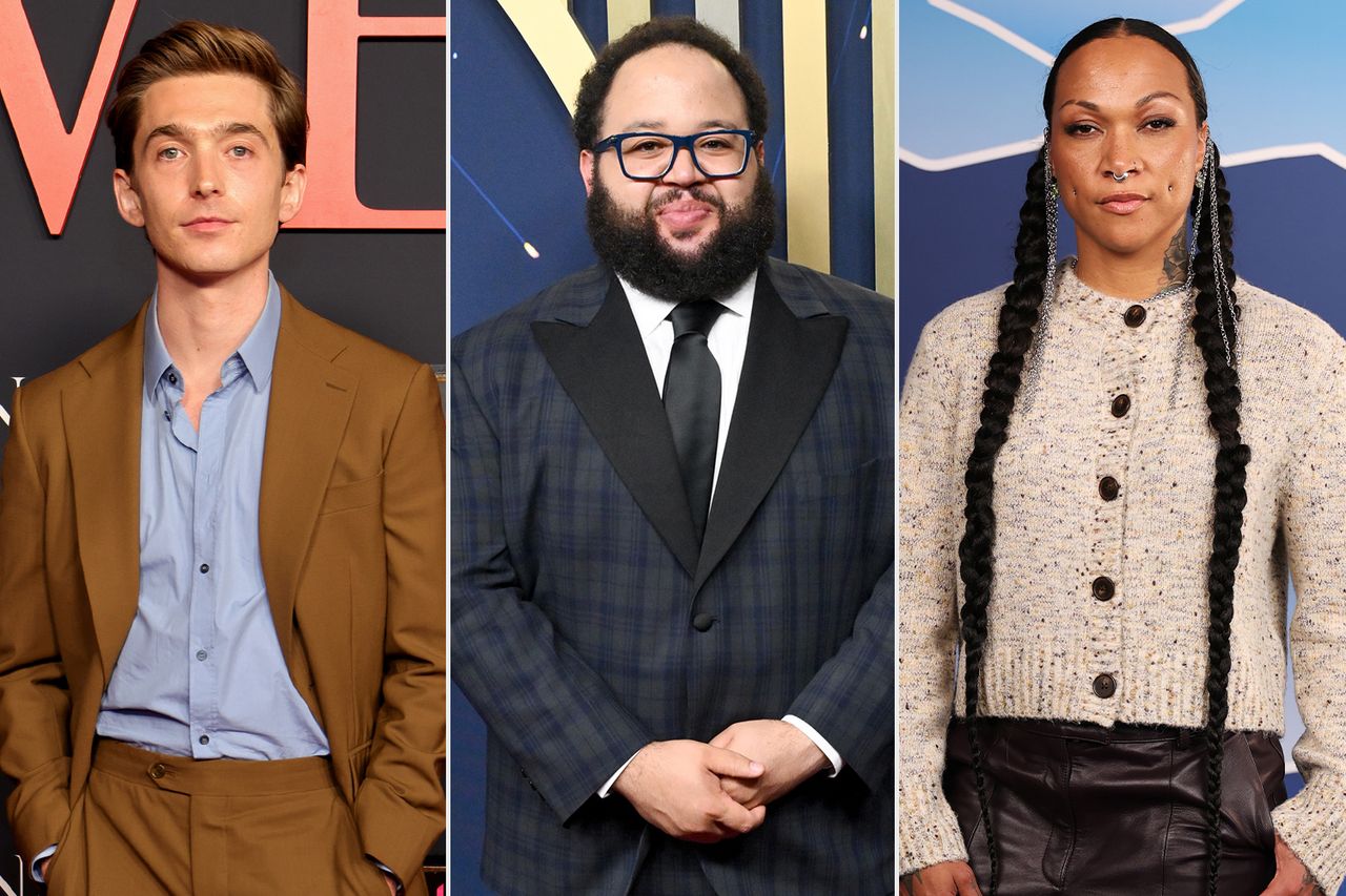 Austin Abrams; Zach Cherry; Kali Reis.Credit: Savion Washington/FilmMagic; Michael Buckner/Variety via Getty; Mat Hayward/Getty