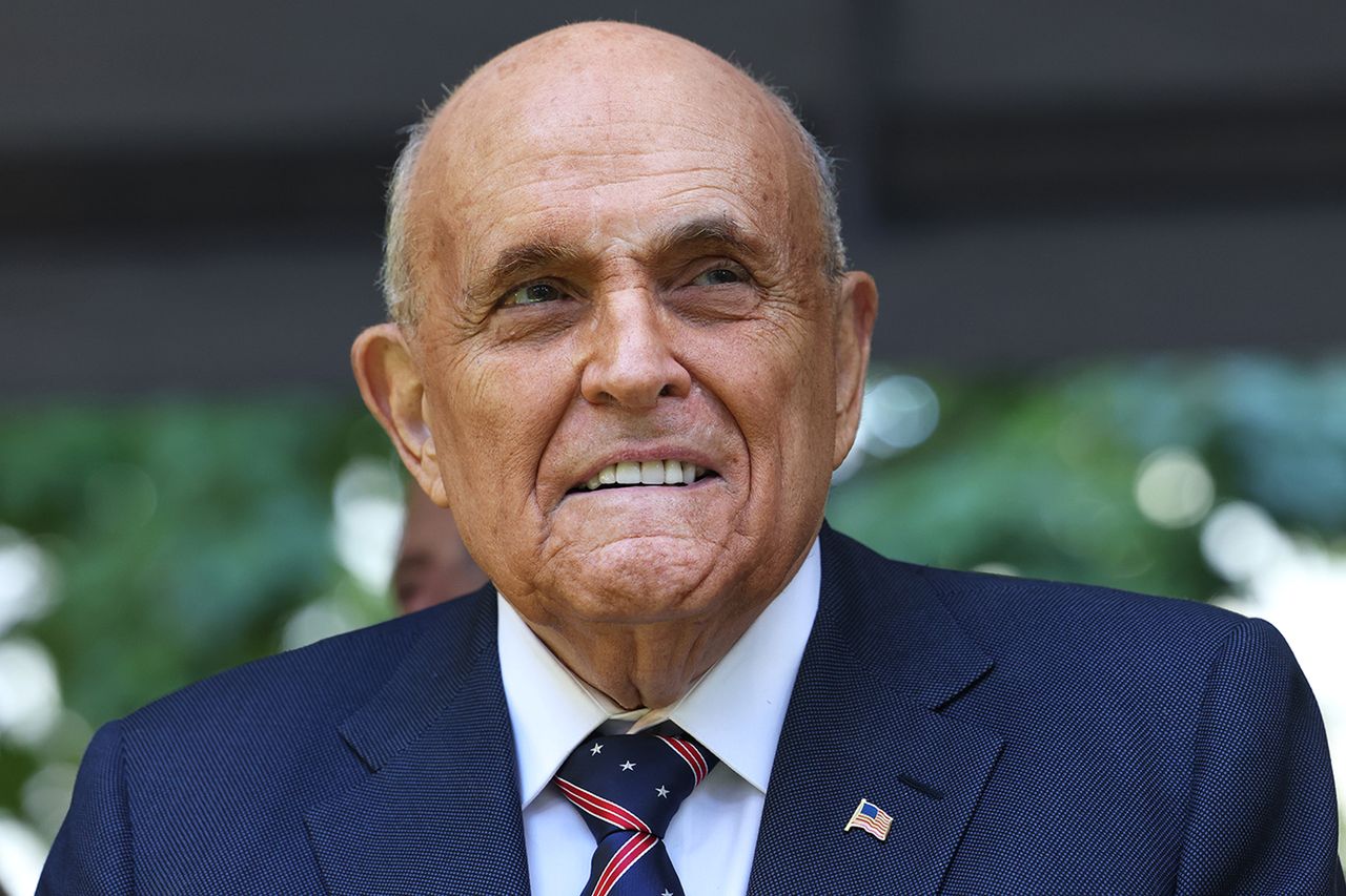 Rudy Giuliani attends the annual 9/11 Commemoration Ceremony in 2024Credit: Michael M. Santiago/Getty