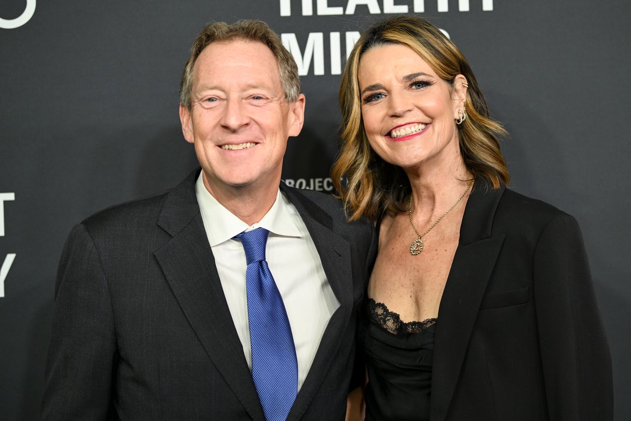 Michael Feldman and Savannah Guthrie in October 2025Credit: Kristina Bumphrey/Variety via Getty