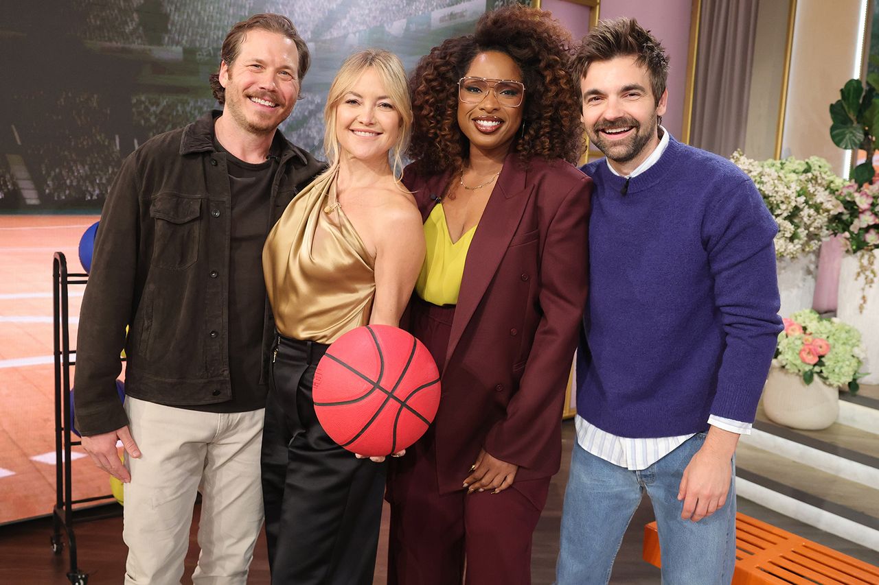 Scott MacArthur, Kate Hudson, Jennifer Hudson and Drew TarverCredit: Michael Simon