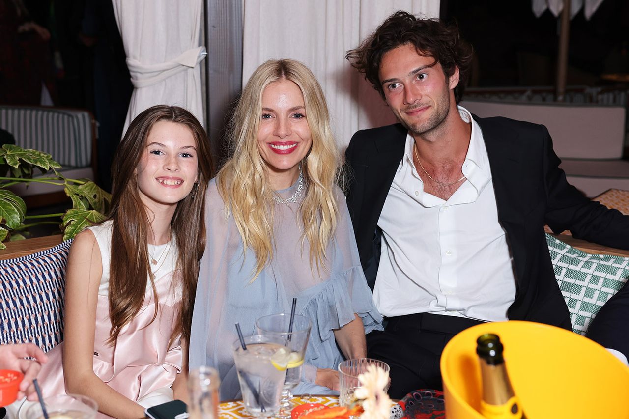 Marlowe Sturridge, Sienna Miller and Oli GreenCredit: Dave Benett/Getty
