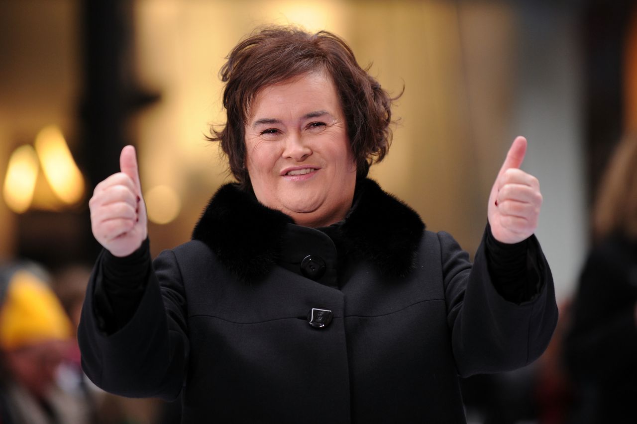 Singer Susan Boyle performs on NBC's 